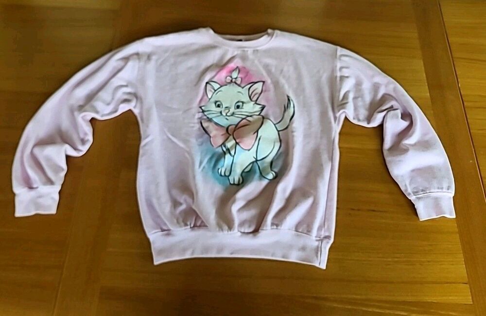 Disney's Aristocats Marie Sweatshirt Pink Size Small, Used